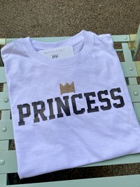 Μπλουζάκι λευκό κοντομάνικο PRINCESS
