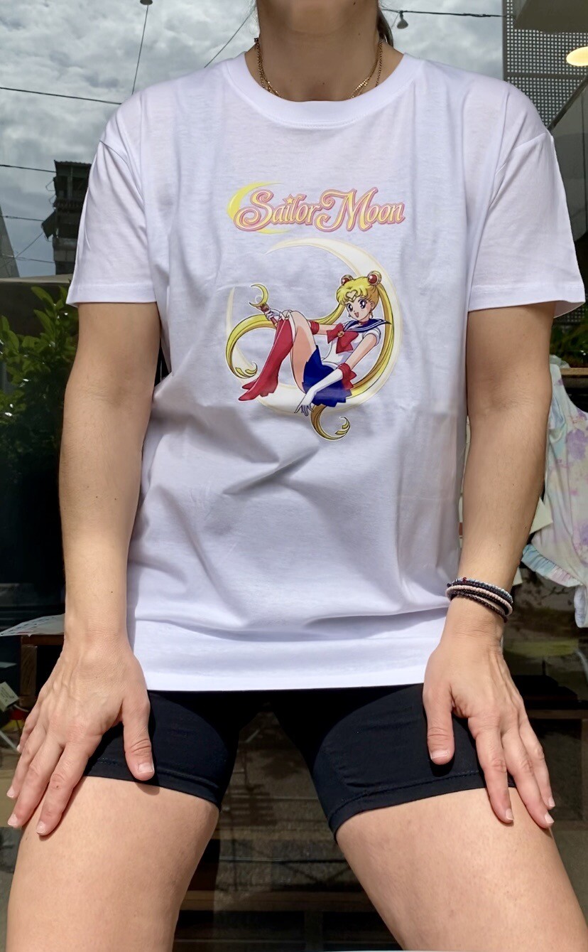 Μπλούζα κοντομάνικη Sailor Moon φεγγάρι 