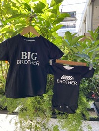 Σετ μπλουζάκια μαύρα big brother / little brother 