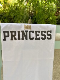 Μπλουζάκι λευκό κοντομάνικο PRINCESS