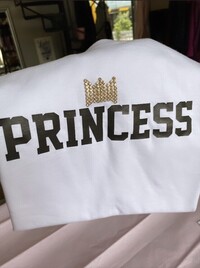 Μπλουζάκι λευκό κοντομάνικο PRINCESS