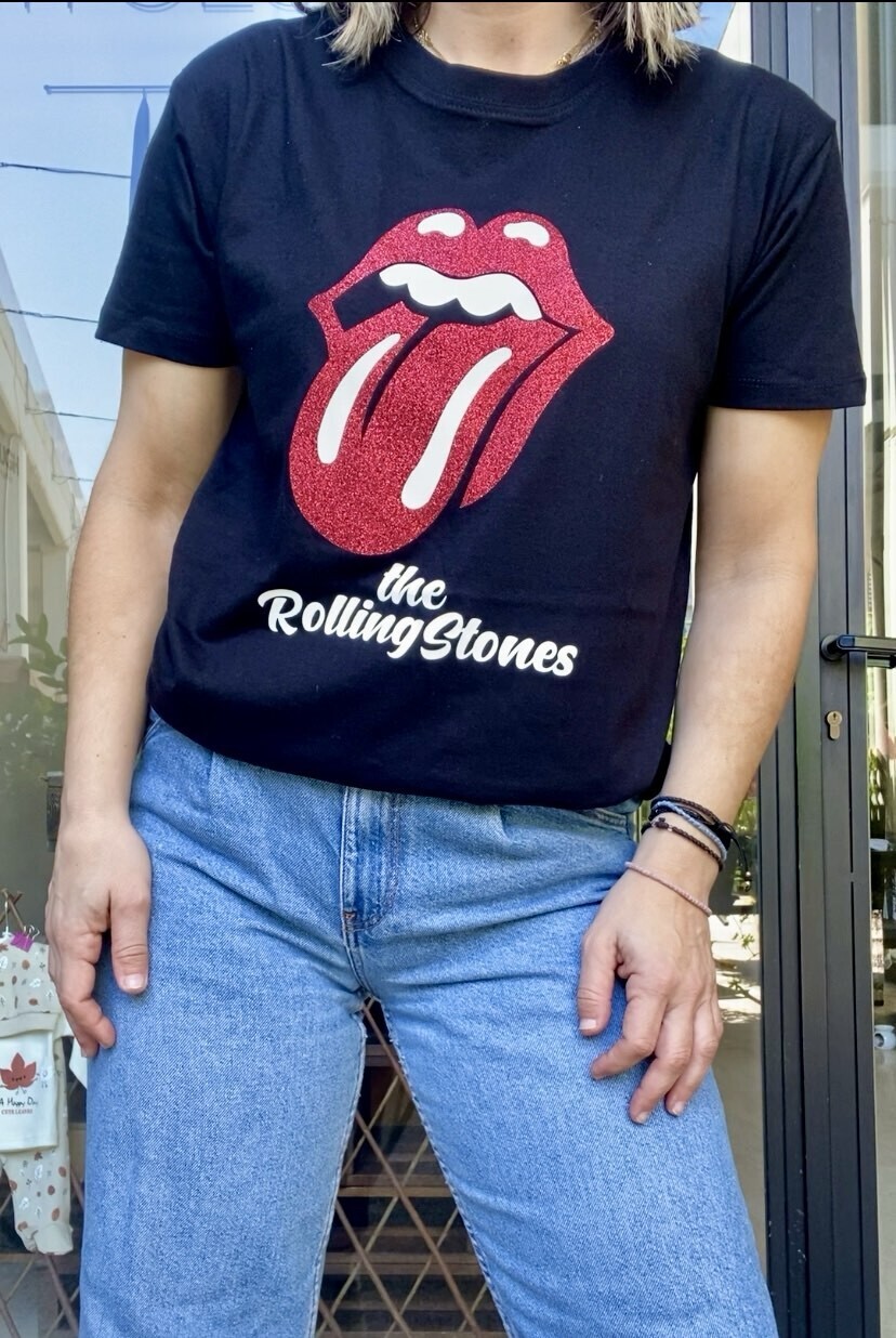 Μπλούζα κοντομάνικη μαύρη Rolling Stones
