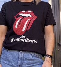 Μπλούζα κοντομάνικη μαύρη Rolling Stones
